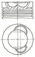 87-335900-30 NURAL Поршень r.v.i. 135.0 midr 06.35.40n/3 (пр-во nural)