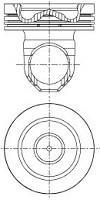 87-437600-00 NURAL Поршень двигуна