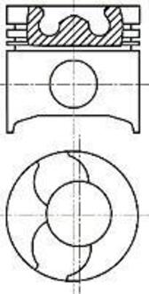 87-502700-00 NURAL Поршень двигуна