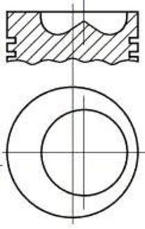87-741600-00 NURAL Поршень двигуна