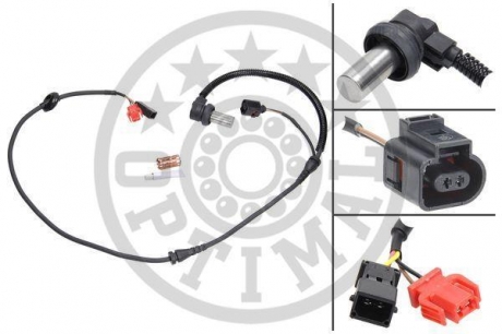 06-S051 Optimal Датчик швидкості обертів коліс антиблокувальної системи гальм