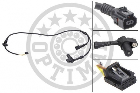 06-S065 Optimal Датчик швидкості обертів коліс антиблокувальної системи гальм