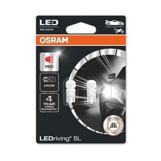 2825DRP-02B OSRAM К-кт светодиодных ламп Osram LED (1W 12V W2.1X9.5D )