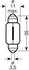 4008321094261 OSRAM Автомобильная лампа: C10W 12V 10W SV8.5-8 (фото 1)