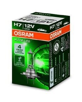 4008321416261 OSRAM Автомобильная лампа: H7 12V 55W PX26d ULTRA LIFE