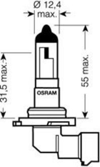 Лампа галогенная HB4 12V 51W P22d OSRAM 4050300012650