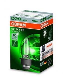 66240ULT OSRAM Лампа ксеноновая d2s xenarc ultralife 85в, 35вт, p32d-2 (1шт)(пр-во osram)