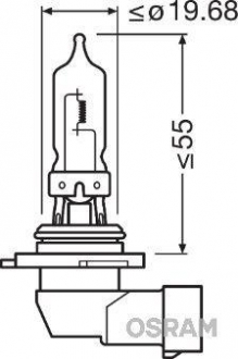 69005SBP OSRAM Лампа галогенна