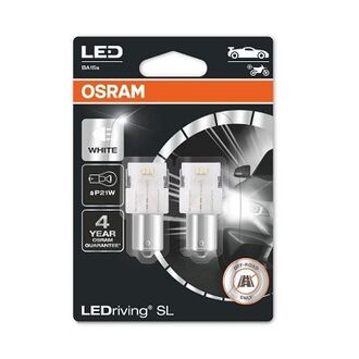 7506DWP-02B OSRAM Лампа светодиодная P21W LED 12V 2,5W BA15S LEDriving SL (2шт.) (пр-во OSRAM)