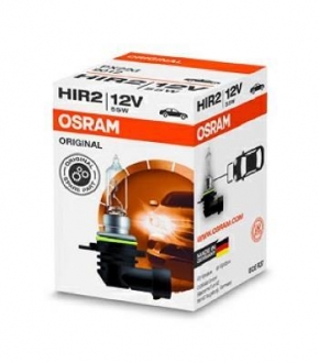 9012 OSRAM Лампа галогеновая hir2 12v 55w px22d (пр-во osram)