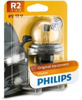 12620B1 PHILIPS Лампа накаливания r2 12v 45/40w p45t-41 standard 1шт blister (пр-во philips)