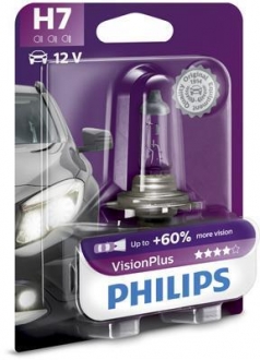 12972VPB1 PHILIPS Лампа накаливания H7VisionPlus12V 55W PX26d (пр-во