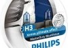 13336MDBVS2 (PHILIPS) H3 MasterDuty BlueVision 24V 70W PK22s Set 2 pc.