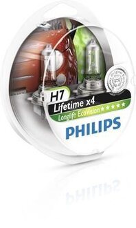 36259628 PHILIPS Набор ламп H7 LongLife EcoVision 12V PX26d