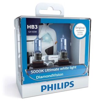 53246328 PHILIPS Набор ламп HB3 Diamond Vision 12V P20d