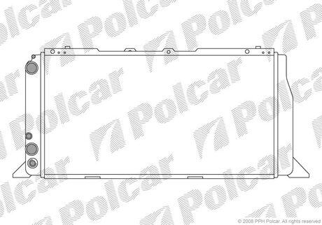 130708A2 Polcar Радиатор охолодження