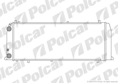 131508A4 Polcar Радітор Audi 100 1.8 84-