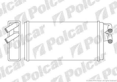 1315N8-1 Polcar Радиатор пічки Audi 100/200/A6