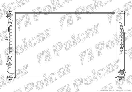 132408A5 Polcar Радиатор охолодження
