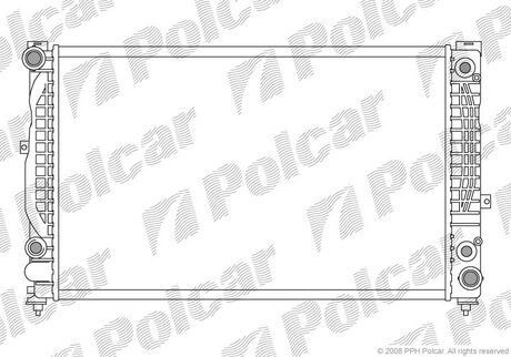 132408A6 Polcar Радиатор охолодження