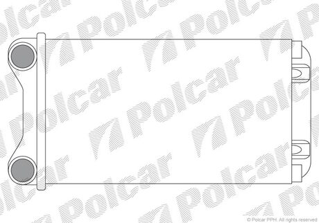1325N8A1 Polcar Радиатор пічки