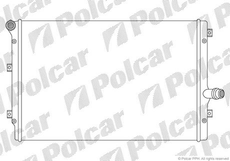133108A4 Polcar Радиатор охолодження