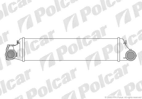 2008J8-1 Polcar Интеркулер BMW 3(E46) 2.0/3.0D 98-