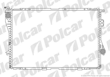 201608A4 Polcar Радиатор охолодження