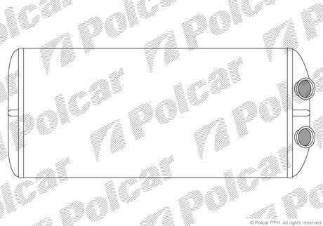 2329N83 Polcar Радиатор пічки