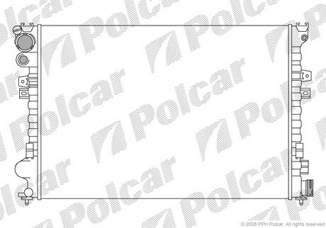238008A3 Polcar Радиатор охолодження