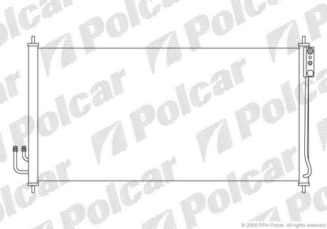 2748K8C1 Polcar Радиатор кондиціонера