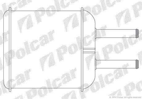 2902N8A1 Polcar Радиатор пічки