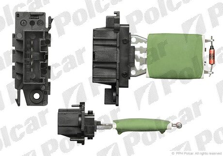 3024KST-2 Polcar Реостат вентилятора салону Fiat Doblo Opel Corsa D 1.2-1.4Lpg 08.06-