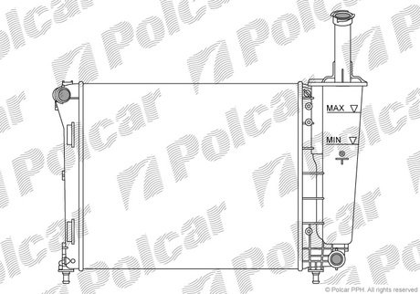 303508A1 Polcar Радиатор охолодження