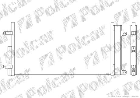 3041K8C1 Polcar Радиатор кондиціонера