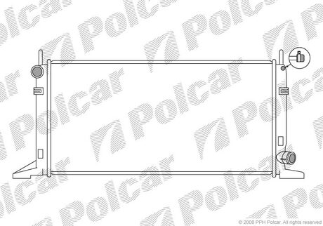 3204084 Polcar Радиатор охолодження