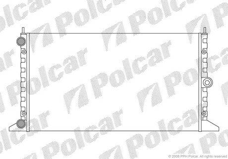 3240084 Polcar Радиатор охолодження