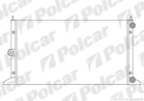324008A3 Polcar Радиатор основний VW Sharan 1.9TDI 96-