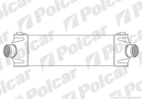 3248J8-1 Polcar Интеркулер Ford Tranzit 2.4Tdci 06-