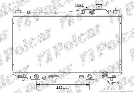 3825082 Polcar . CIVIC SDN HB 01--05 1.4--1.7