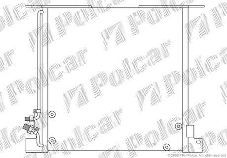 5012K8C1 Polcar Радиатор кондиціонера