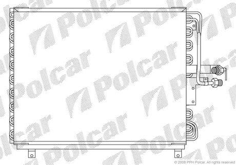 5014K8A6 Polcar Радиатор кондиціонера