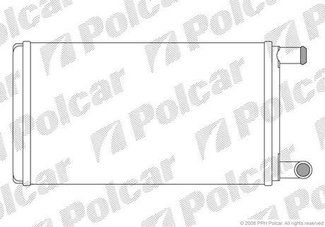 5061N8-1 Polcar Радиатор пічки MB 207-310 2.3-2.9D 77-96