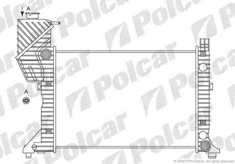 506208A1 Polcar Радиатор охолодження