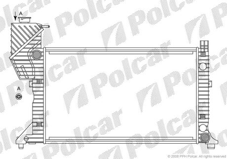 506208A2 Polcar Радиатор охолодження