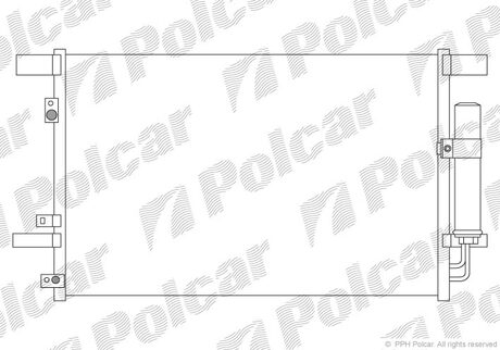5266K8C1 Polcar Радиатор кондиціонера