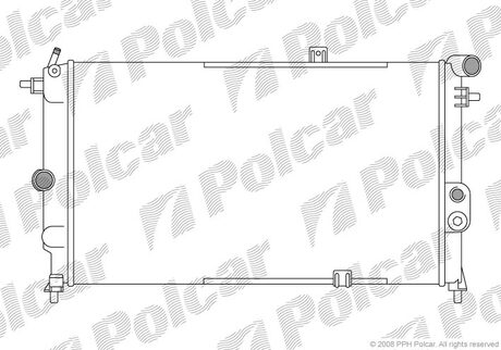 551408A5 Polcar Радиатор охолодження