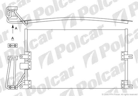 5516K8C1 Polcar Радиатор кондиціонера