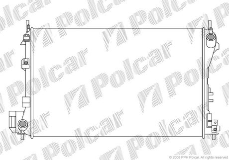 5518082 Polcar Радиатор охолодження