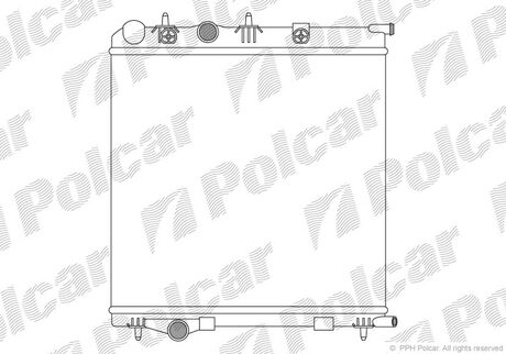 572408A1 Polcar Радиатор охолодження